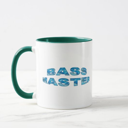 Bass Master Fishing-Shirts Tasse (Links)