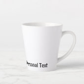 Bass Master Stick Man illustration, personalize Milchtasse (Rechts)