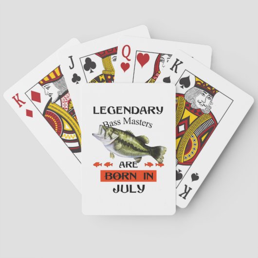 Bass Masters July Spielkarten (Rückseite)