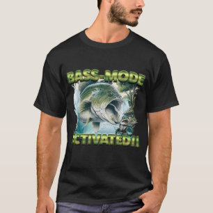 Bass-Modus aktiviert!! – Epische Angler-Action D T-Shirt