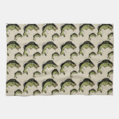 Bass-Muster TAN Handtuch (Horizontal)