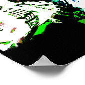 Bass-Neonposter Poster (Ecke)