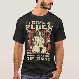 Bass oben, ich gebe ein Pflücken doppelte Bass Fid T-Shirt