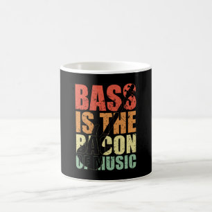 Bass Player BASS IST DAS BACON DES MUSIC Bass Play Kaffeetasse