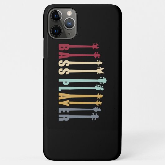 Bass Player Case-Mate iPhone Hülle (Rückseite)