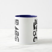 Bass Player Cat Lover Tasse (Zentrum)