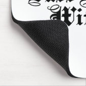 Bass Player-Ehefrau Mousepad (Ecke)