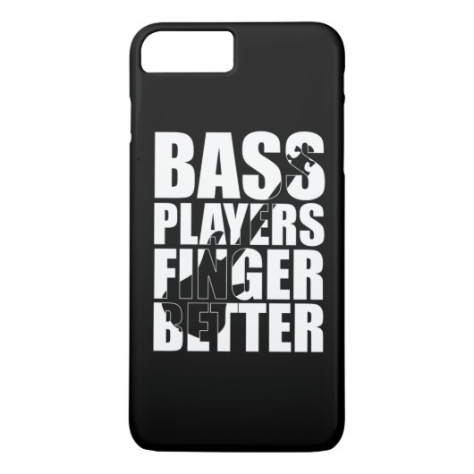 Bass Player Finger besser Case-Mate iPhone Hülle (Rückseite)
