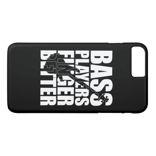 Bass Player Finger besser Case-Mate iPhone Hülle (Rückseite (Horizontal))