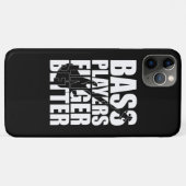 Bass Player Finger besser Case-Mate iPhone Hülle (Rückseite (Horizontal))