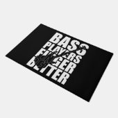 Bass Player Finger besser Fußmatte (Schrägansicht)
