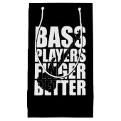 Bass Player Finger besser Kleine Geschenktüte (Vorderseite)