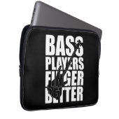Bass Player Finger besser Laptopschutzhülle (Vorne Rechts)