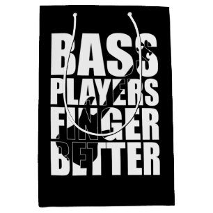 Bass Player Finger besser Mittlere Geschenktüte