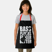 Bass Player Finger besser Schürze (Insitu)