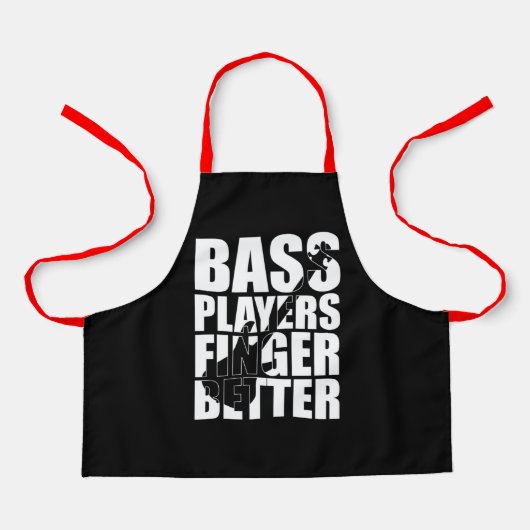 Bass Player Finger besser Schürze (Vorderseite)