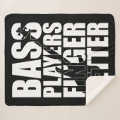 Bass Player Finger besser Sherpadecke (Vorderseite (Horizontal))