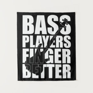Bass Player Finger besser Wandteppich