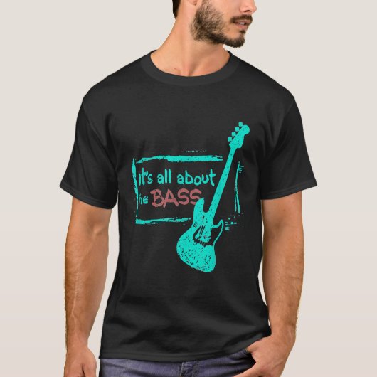 Bass Player Men für Bass Gitarre Player Bassist iJ T-Shirt (Vorderseite)