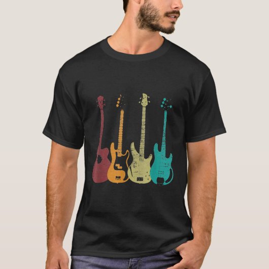 Bass Player Men für Bass Gitarre Player Bassist Lj T-Shirt (Vorderseite)