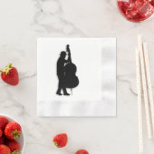 Bass Player Musician Serviette (Beispiel)