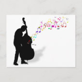 Bass Player Postkarte (Vorderseite)