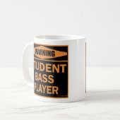 Bass Player Tasse (Vorderseite Links)