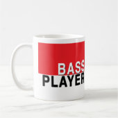 Bass Player-Tasse Kaffeetasse (Links)