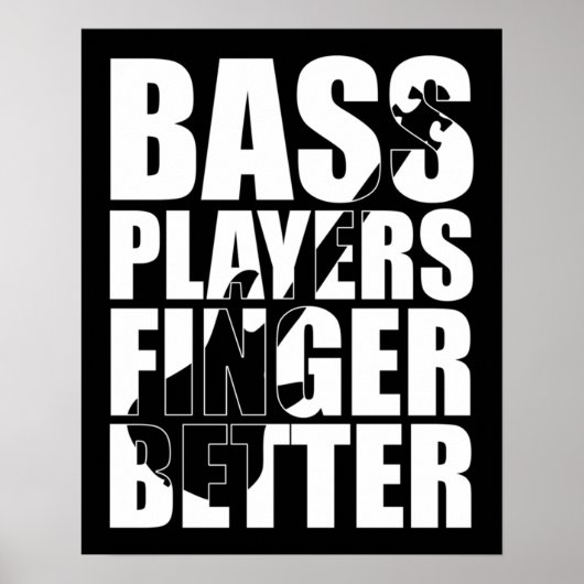 Bass players fingers better poster (Vorne)