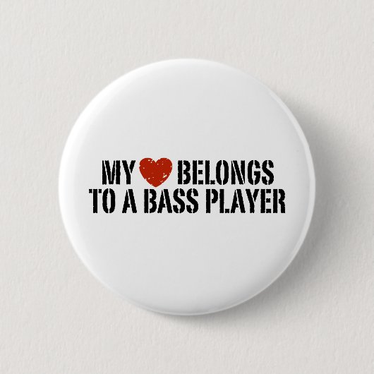Bass Players Girl Button (Vorderseite)