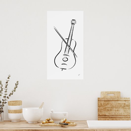 Bass, Poster (Küche)