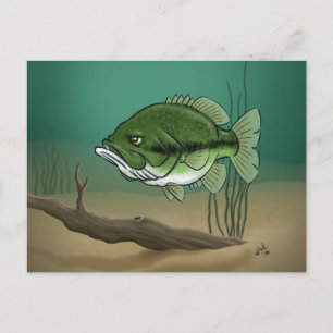 Bass Postkarte