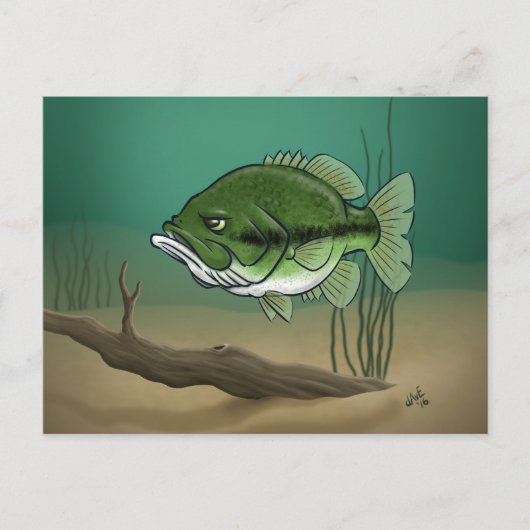 Bass Postkarte (Vorderseite)