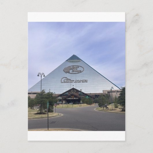 Bass Pro Shops Pyramide Memphis Tennessee  Postkarte (Vorderseite)