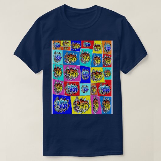 Bass Rainbow 1 1 T-Shirt (Design vorne)