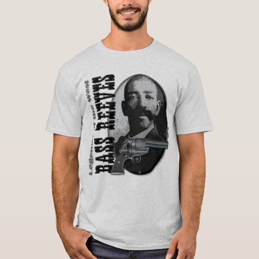 Bass-Reeves legendärer Lawman T-Shirt (Vorderseite)