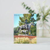 Bass Reeves Monument, Fort Smith, AR Postkarte (Stehend Vorderseite)