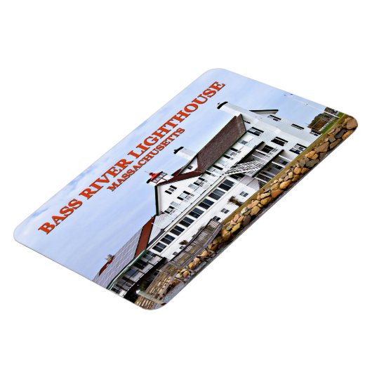 Bass River Lighthouse, Massachusetts Flexi Magnet (Linke Seite)