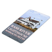 Bass River Lighthouse, Massachusetts Flexi Magnet (Linke Seite)