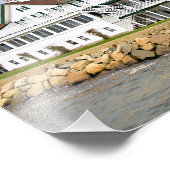 Bass River Lighthouse, Massachusetts Foto Print (Ecke)