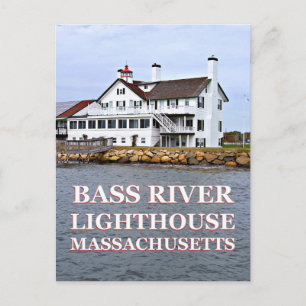 Bass River Lighthouse, Massachusetts Postkarte