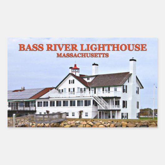 Bass River Lighthouse, Massachusetts Stickers (Vorderseite)