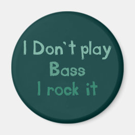 Bass Rock It Magnet