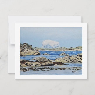 Bass Rock, North Berwick, Scotland fine art Feiertagskarte