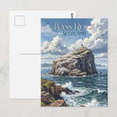 Bass Rock Schottland Postkarte (Vorne/Hinten)