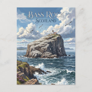 Bass Rock Schottland Postkarte