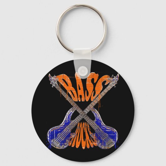 Bass Rocks Schlüsselanhänger (Vorderseite)