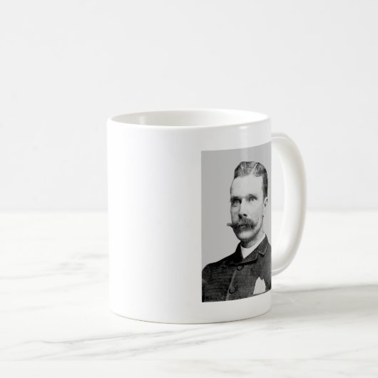 Bass ~ Sam Western Outlaw Train Robber Kaffeetasse (VorderseiteRechts)