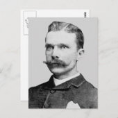 Bass ~ Sam Western Outlaw Train Robber Postkarte (Vorne/Hinten)