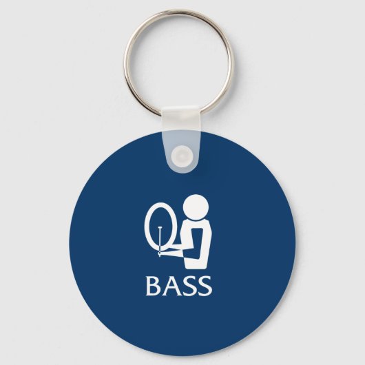 Bass Schlüsselanhänger (Vorderseite)